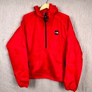 VTG The North Face Mens 1/2 Zip Hooded Pullover Rain Jacket M Outdoor Sailing